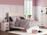 Orleans Furniture - Ashley Furniture - Stelsie Bedroom - Twin Panel Bed / White - B2588B12